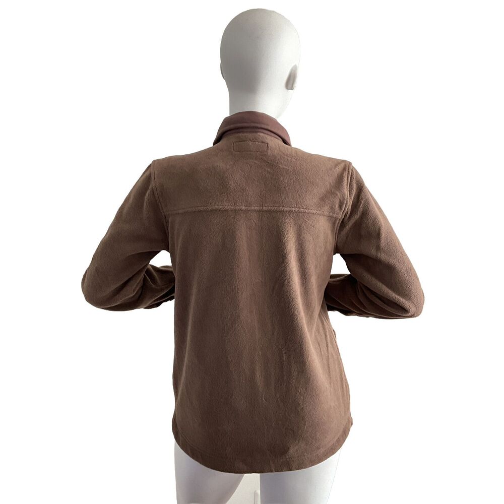 Blank NYC Shacket Brown Fleece Button Front Cozy Soft Boho L - Picture 4 of 12